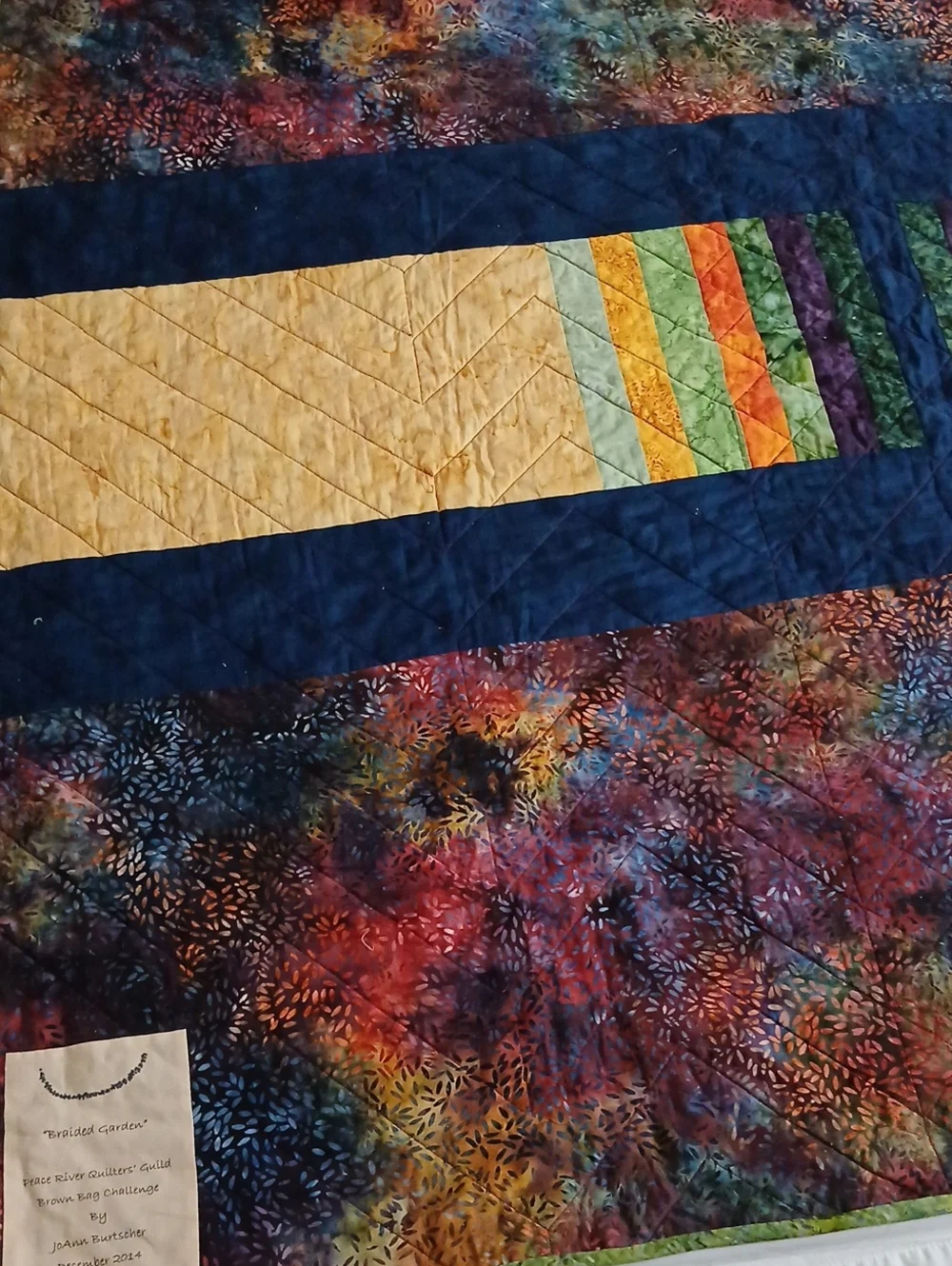 Handmade Floral Quilt